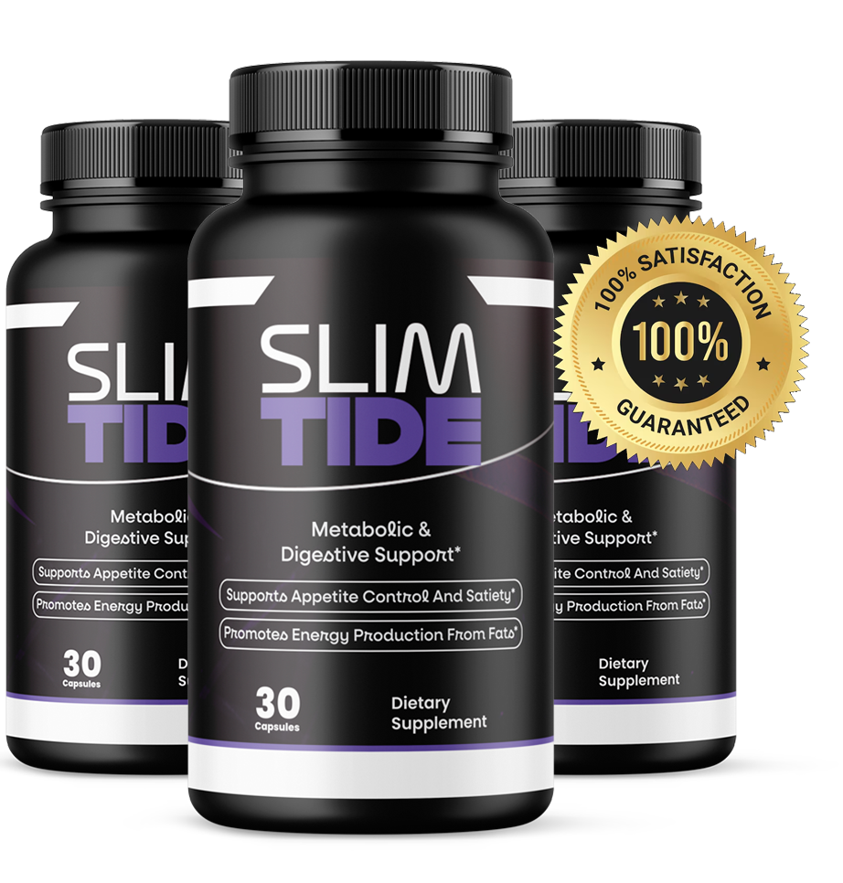 SlimTide 6 bottles with guarantee badge