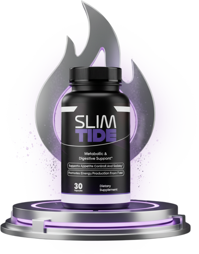 SlimTide probiotic weight loss supplement bottle